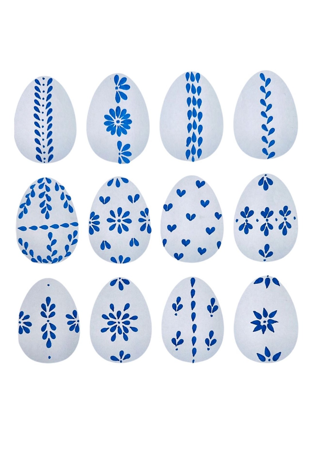 Zdobení kraslic pomocí brush penu